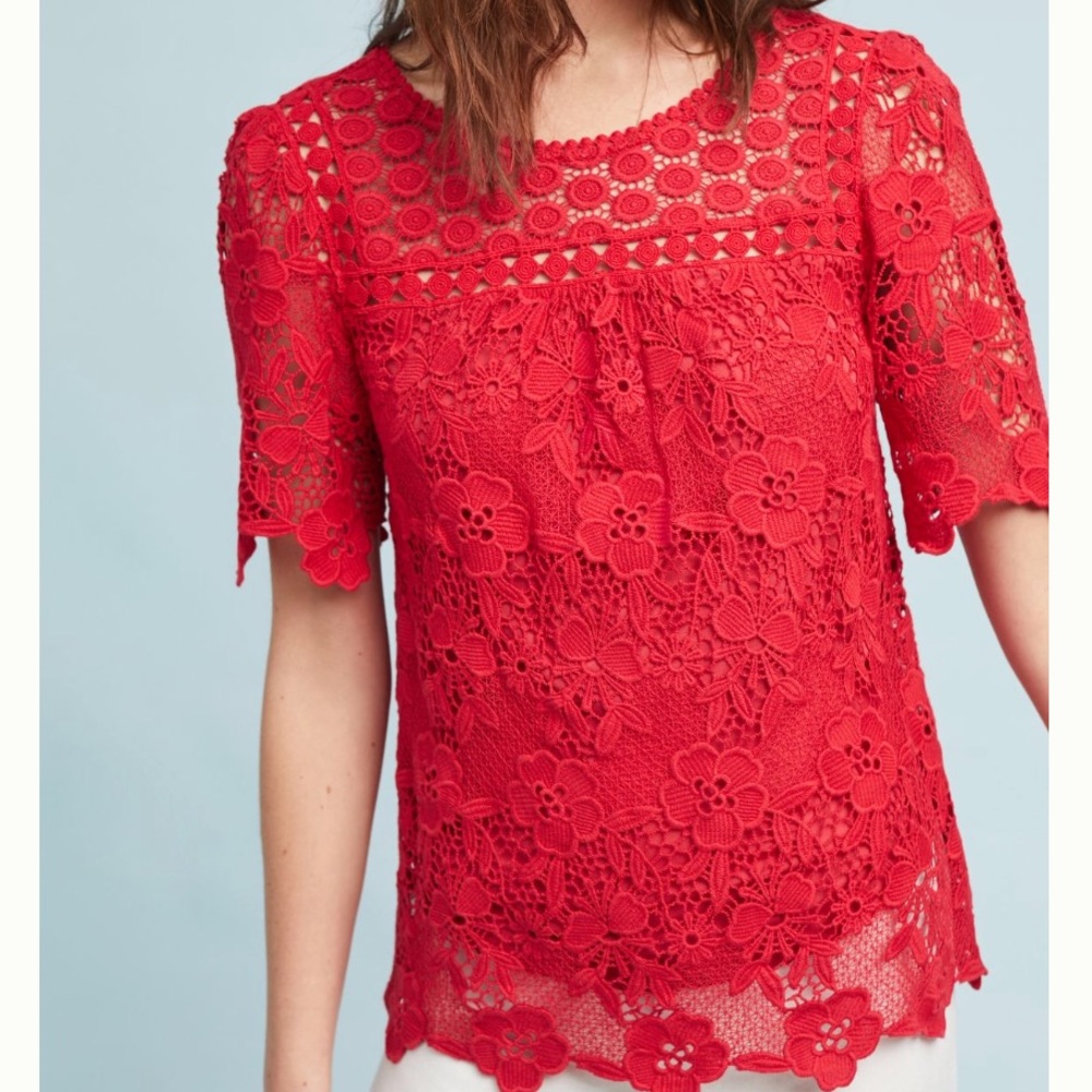 Vanessa Virginia Candace Lace Top